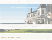 Tablet Screenshot of carpentermacneille.com